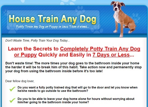 The House Train any Dog Training Program