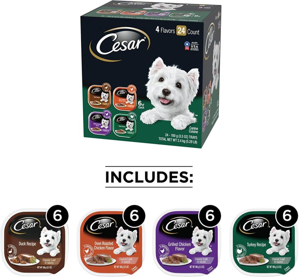 Cesar Gourmet Wet Dog Food Variety Packs