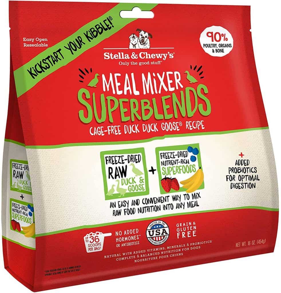 Stella & Chewy's Freeze-Dried Raw Meal Mixer SuperBlends Dog Food Topper