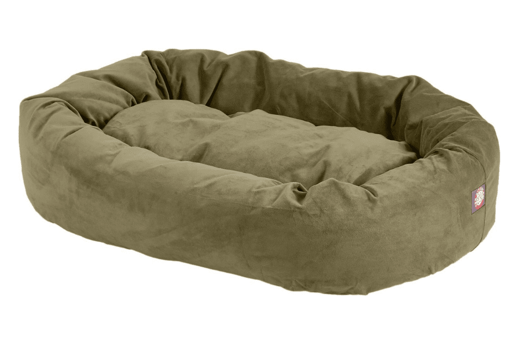 Majestic Pet Suede Bagel Bolster Dog Bed