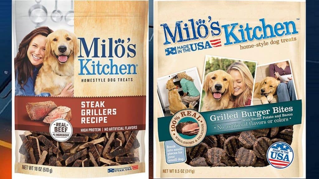 Milo's Kitchen Homestyle Dog Treats Made with Real Meat