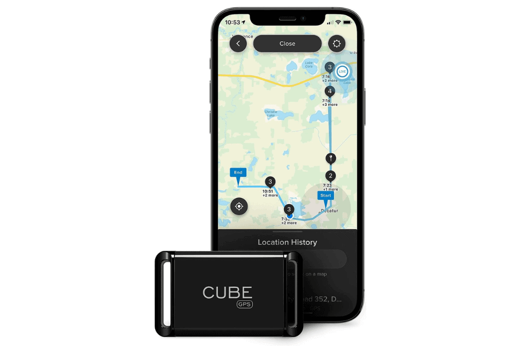 Cube Real Time GPS Dog & Cat Tracker